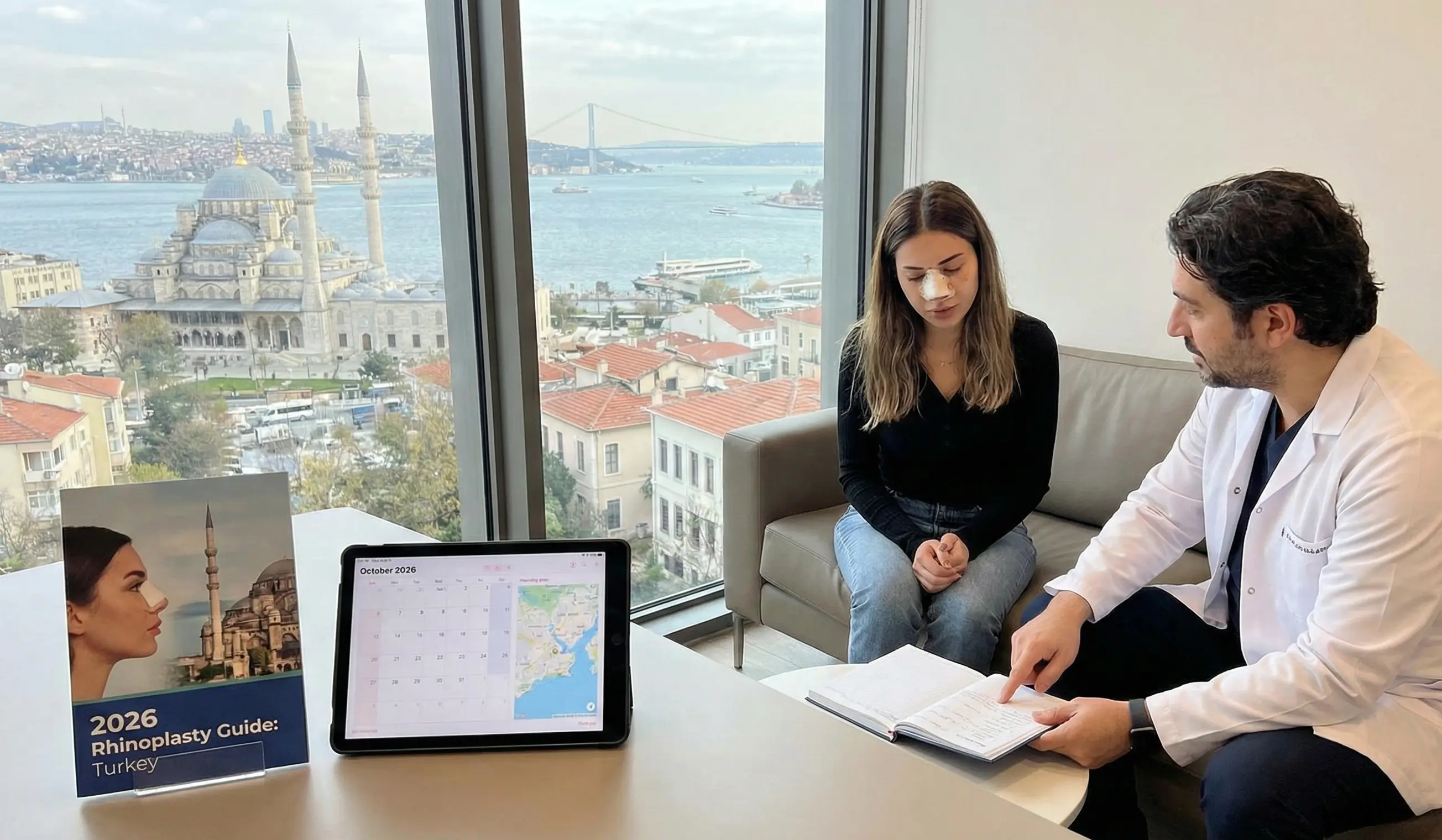 Rhinoplasty in Turkey (2026): Cost, Recovery, and Planning for UK/US/EU Patients