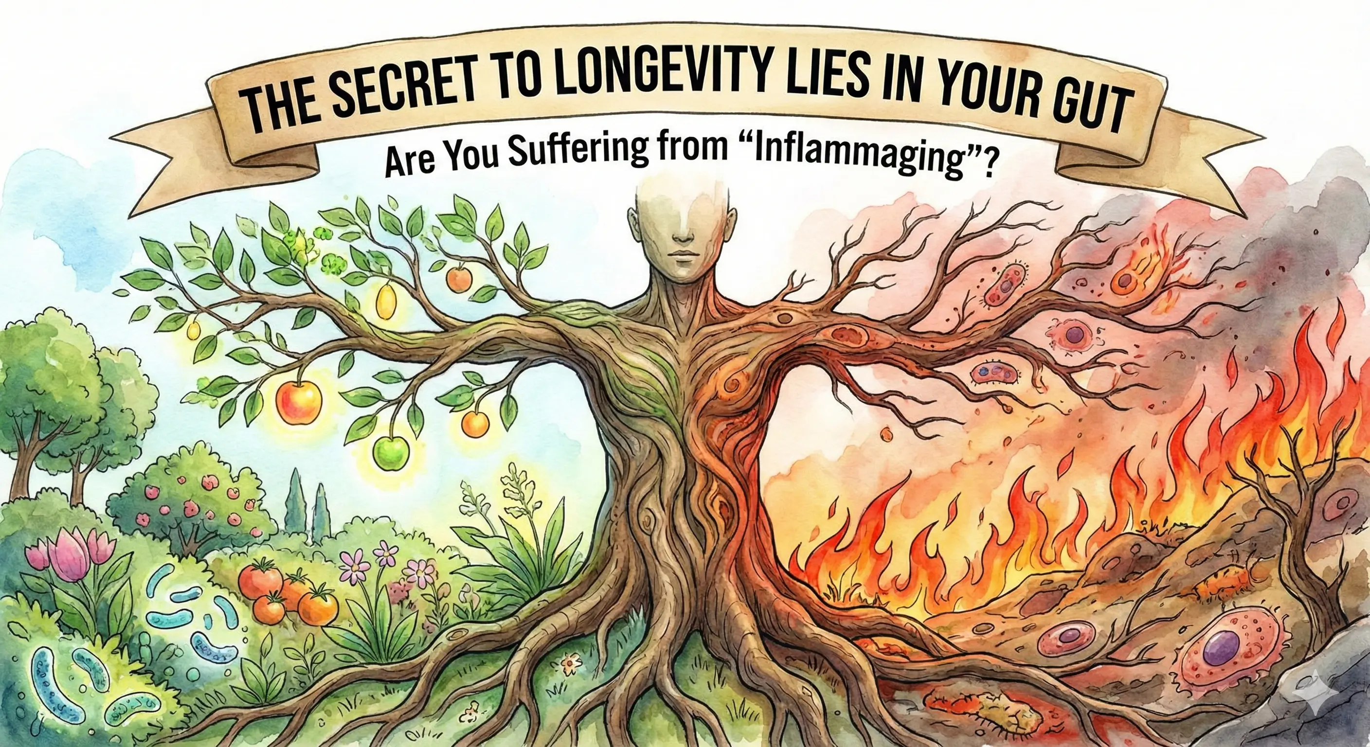 The Secret to Longevity Lies in Your Gut: Are You Suffering from "Inflammaging"?