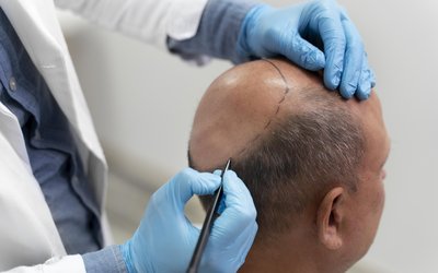 man-going-through-follicular-unit-extraction-process