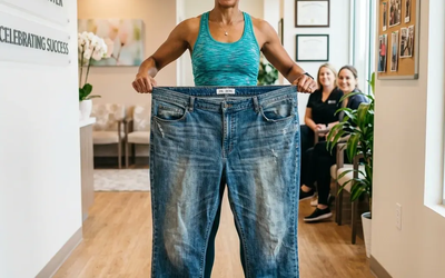 Bariatric Surgery in the Spotlight: Rebel Wilson Kelly Osbourne and Lasting Weight Loss – Illustrating advanced medical procedures and patient-focused healthcare themes.
