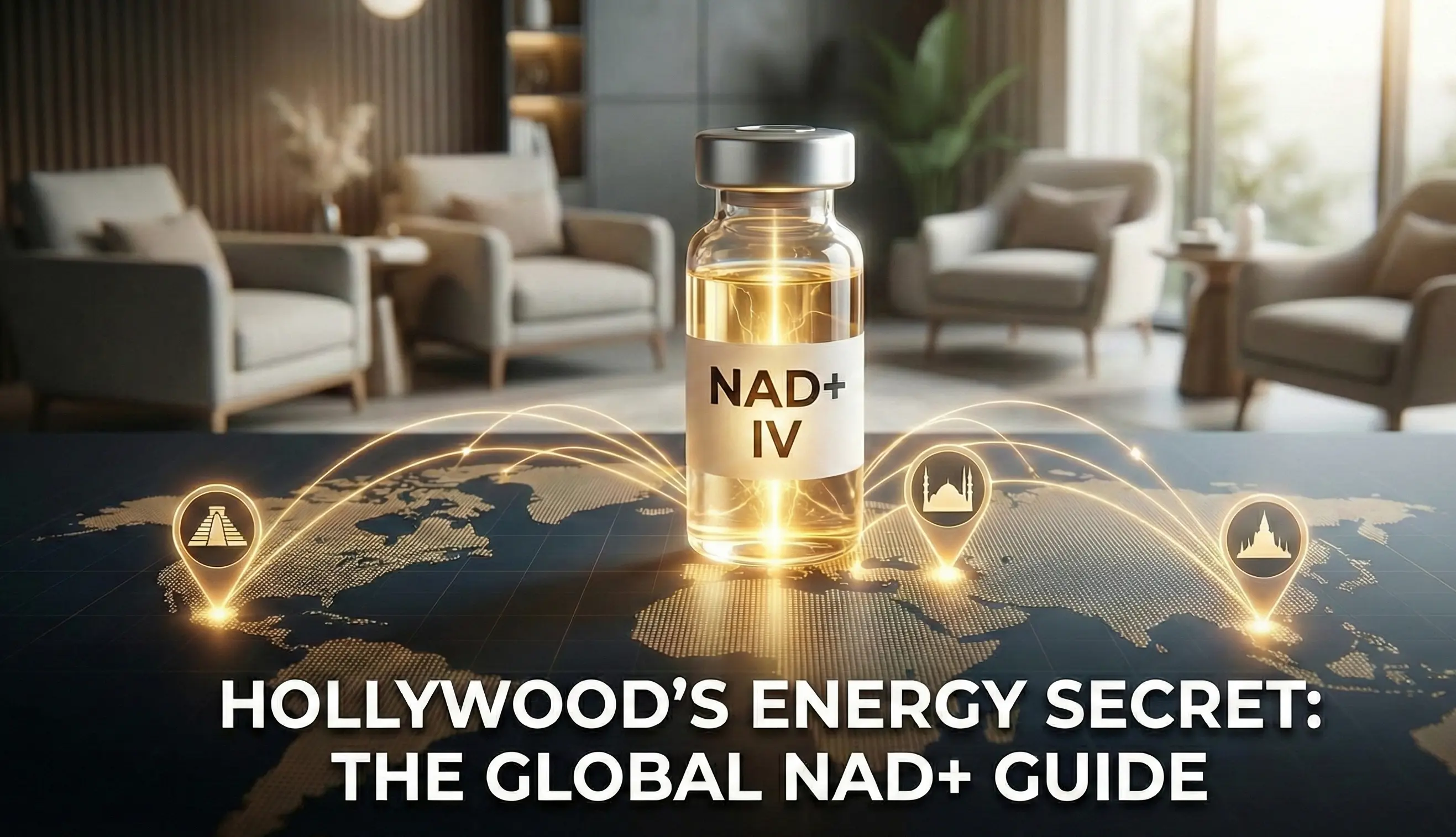 Jennifer Aniston & Hailey Bieber’s Energy Secret: Why Smart Travelers Are Flying for NAD+